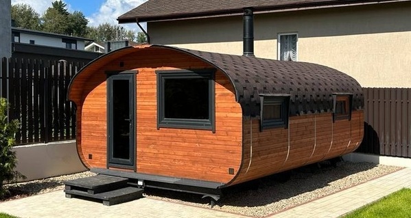 Баня бочка 6