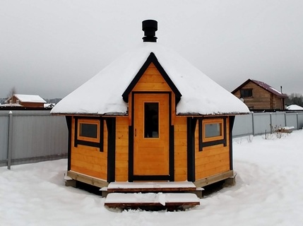 Баня бочка 2